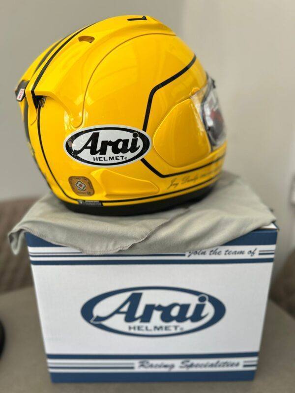 Arai RX-7V Evo Joey Dunlop Limited Edition (25th Anniversary) #188/600 - Image 4