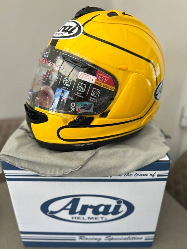 Arai RX-7V Evo Joey Dunlop Limited Edition (25th Anniversary) #188/600 - Image 7